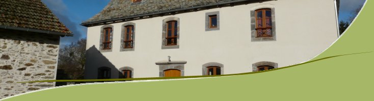 Facade sud des gîtes